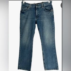 TONY HAWK. Blue denim jeans. Size 18R Straight. Five pockets. Zipper fly.